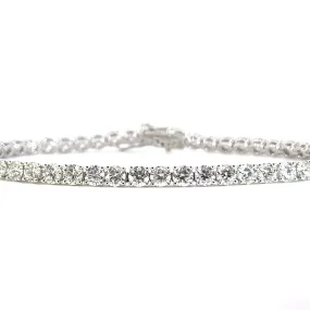 14 kt White gold diamond bracelet