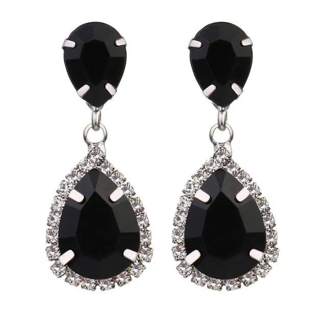 925 Sterling Silver 2 Carat Cubic Zirconia Fashion Stud Earrings for Women
