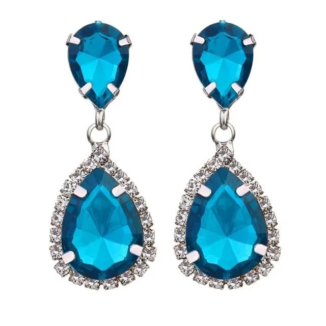 925 Sterling Silver 2 Carat Cubic Zirconia Fashion Stud Earrings for Women