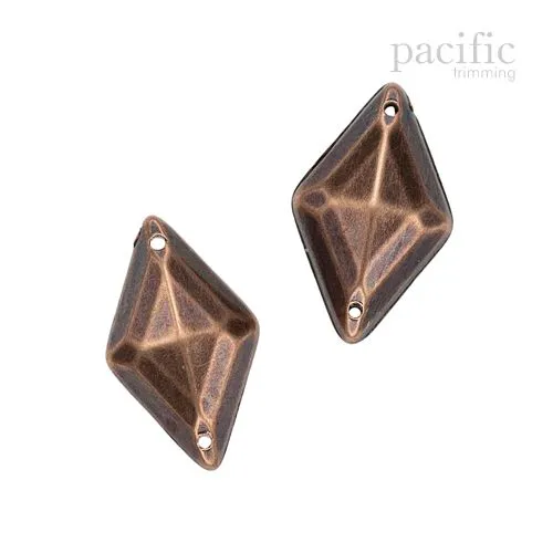 A Pack of Diamond Acrylic Sew on Jewel (3 Colors/2 Sizes)