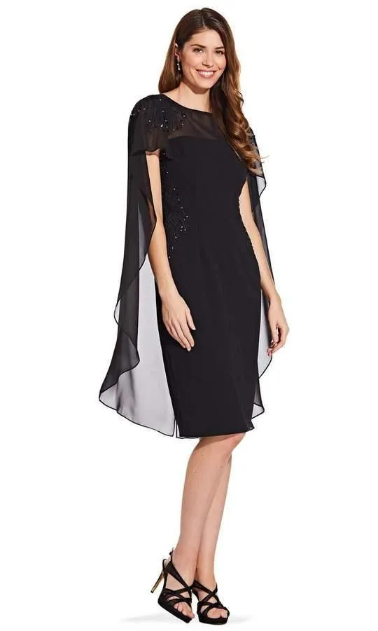 Adrianna Papell AP1E206417 Knee Length Beaded Dress