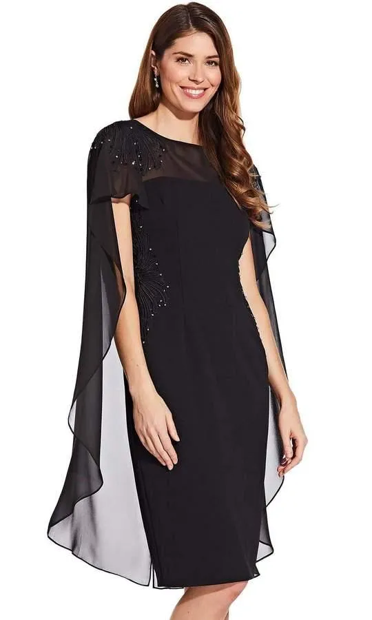 Adrianna Papell AP1E206417 Knee Length Beaded Dress