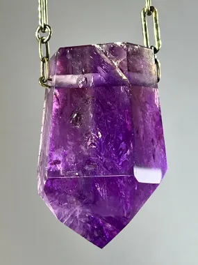 Amethyst Crystal Necklace