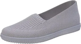 APUM Women's Flat Shoes - Solid Color Comfortable Classic Cute Fashion Skate Shoe Slip-on Breathable Casual flat sandals