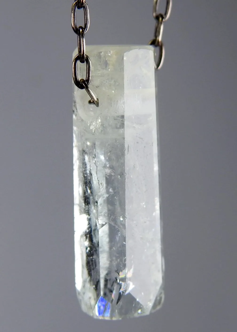 Aquamarine Crystal Necklace