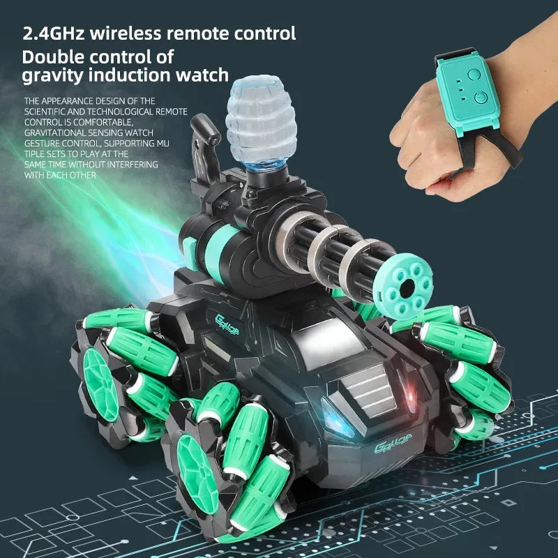 Armored Vehicle Water Spray High Speed Remote Activity Toys