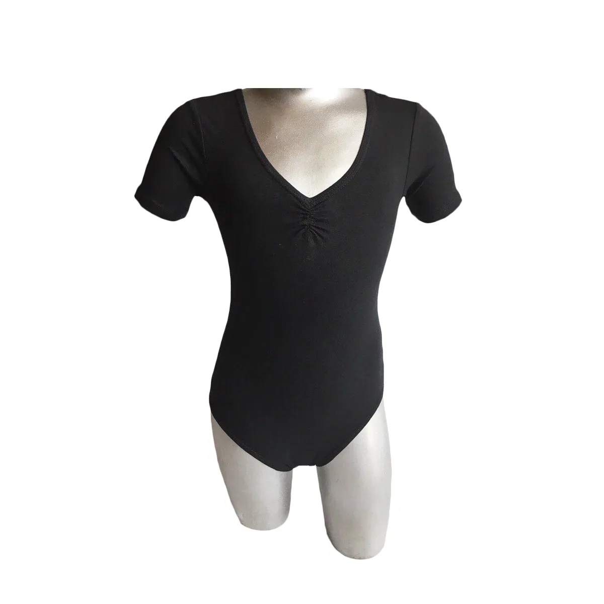 Ballerina Kate Pre-Teen Short Sleeve Pinch Front Leotard