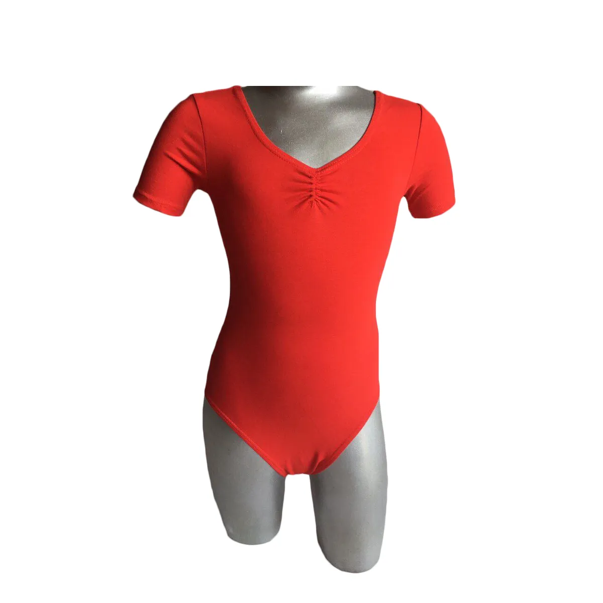 Ballerina Kate Pre-Teen Short Sleeve Pinch Front Leotard