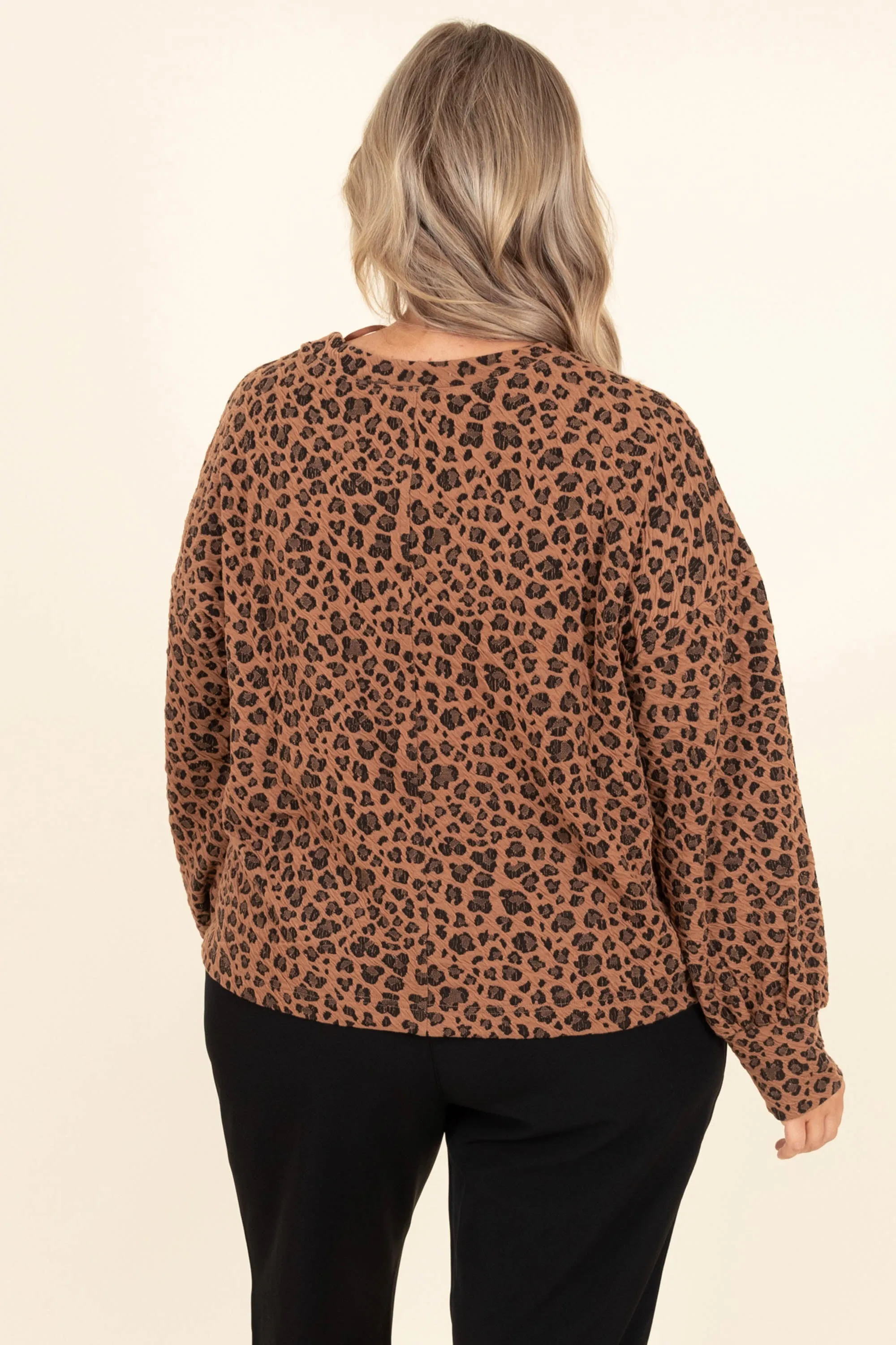 Behind The Spots Sweater, Camel