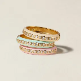 Ben enamel ring set