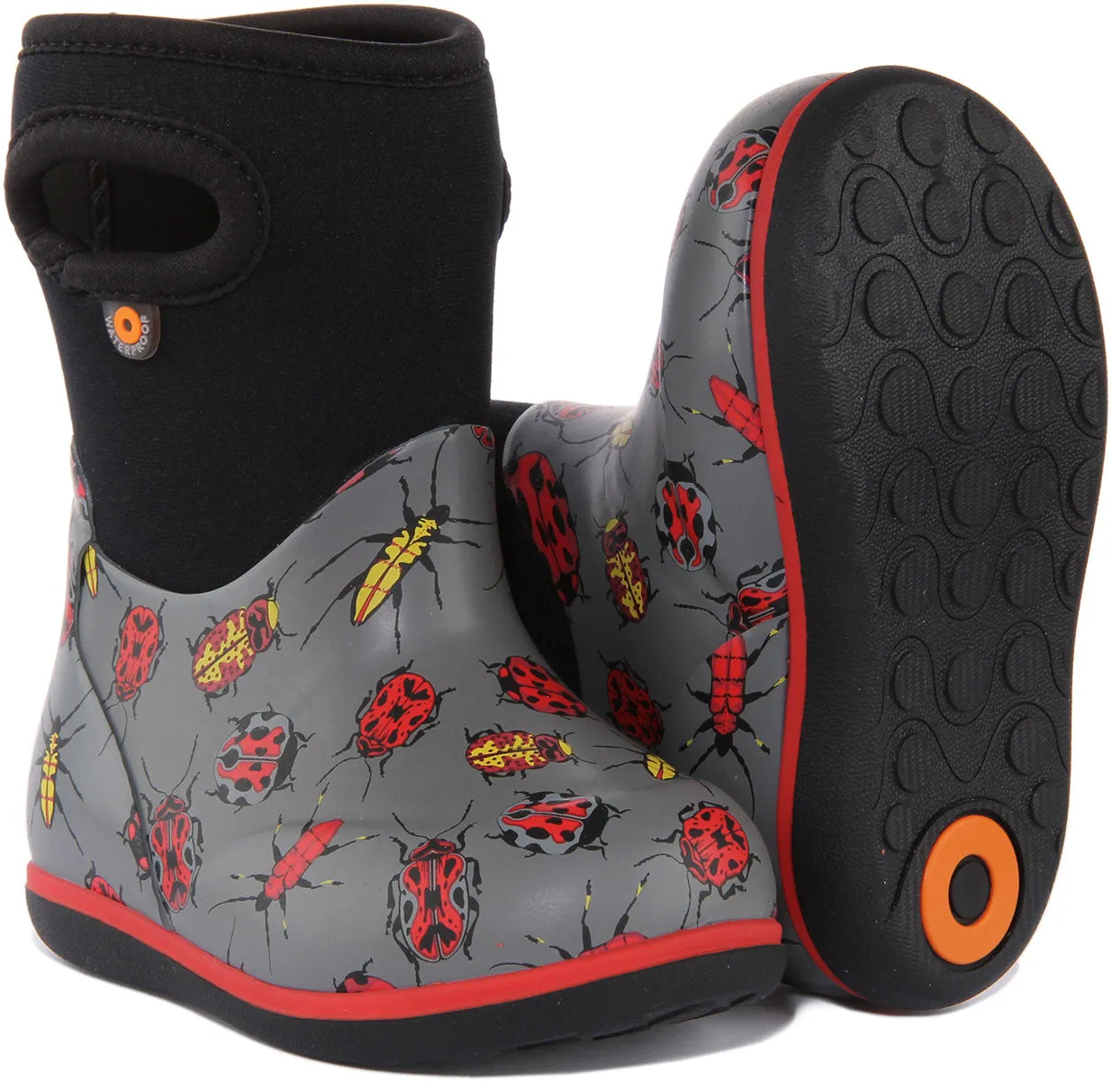 Bogs Baby Bogs Bug In Grey For Infants