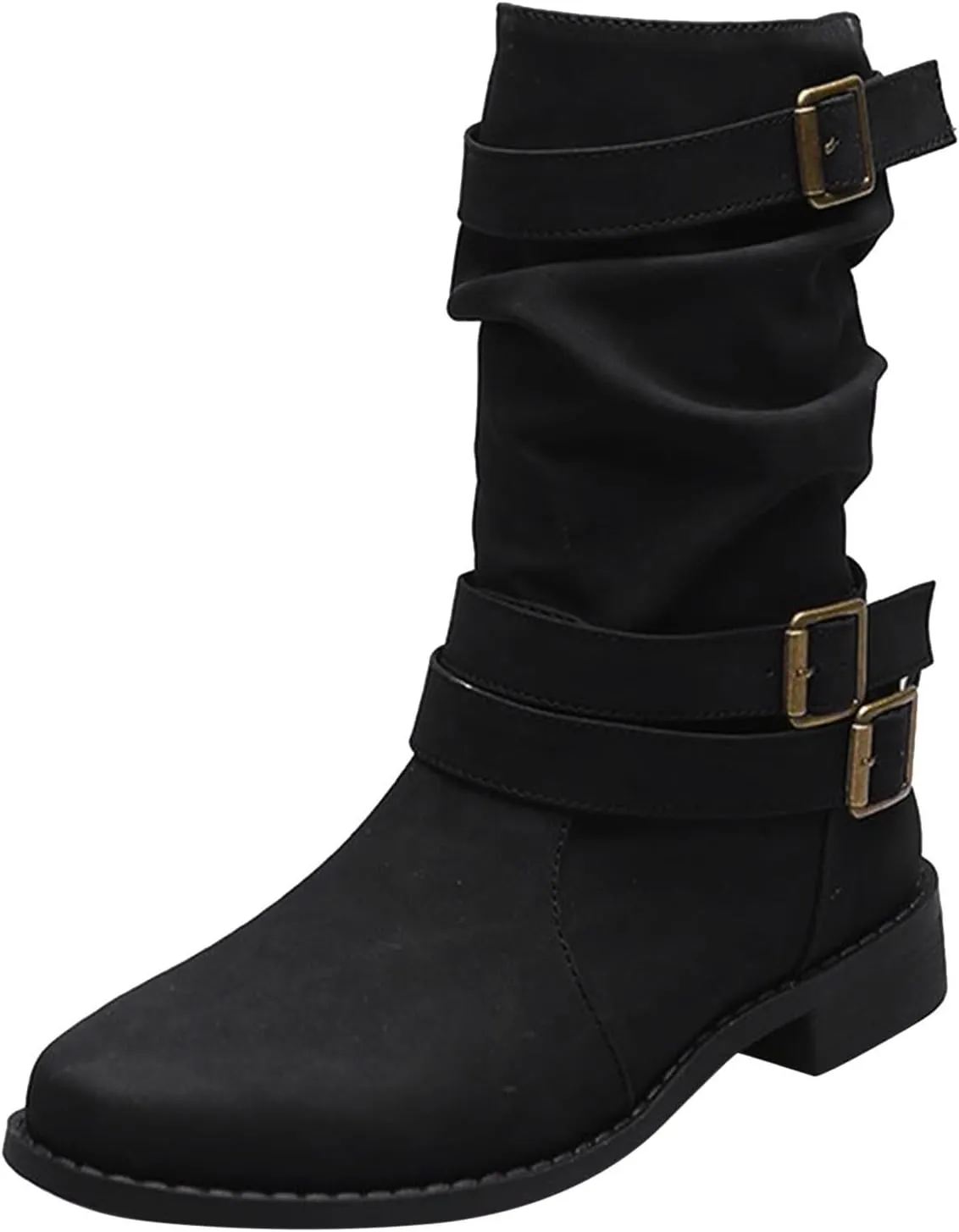 Boots for Women, Lace up Zip High Heel Booties Square Toe Shoes Chunky Platform Boots Combat Wedge Ankle Booties