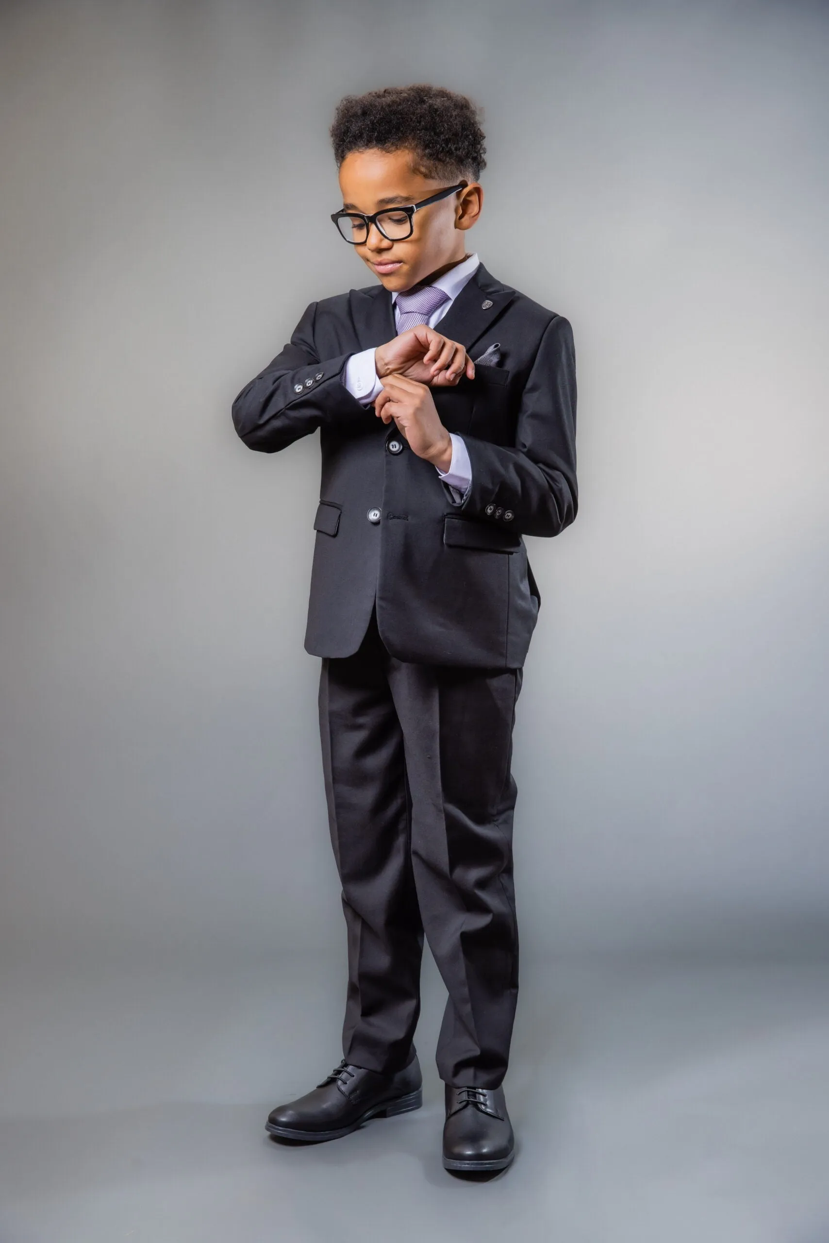 Boys Slim Fit Suit - JACK Black