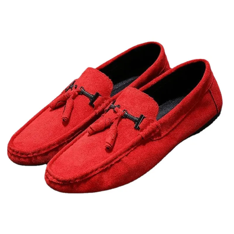 casual shoes wild red man driving set foot student tide shoes