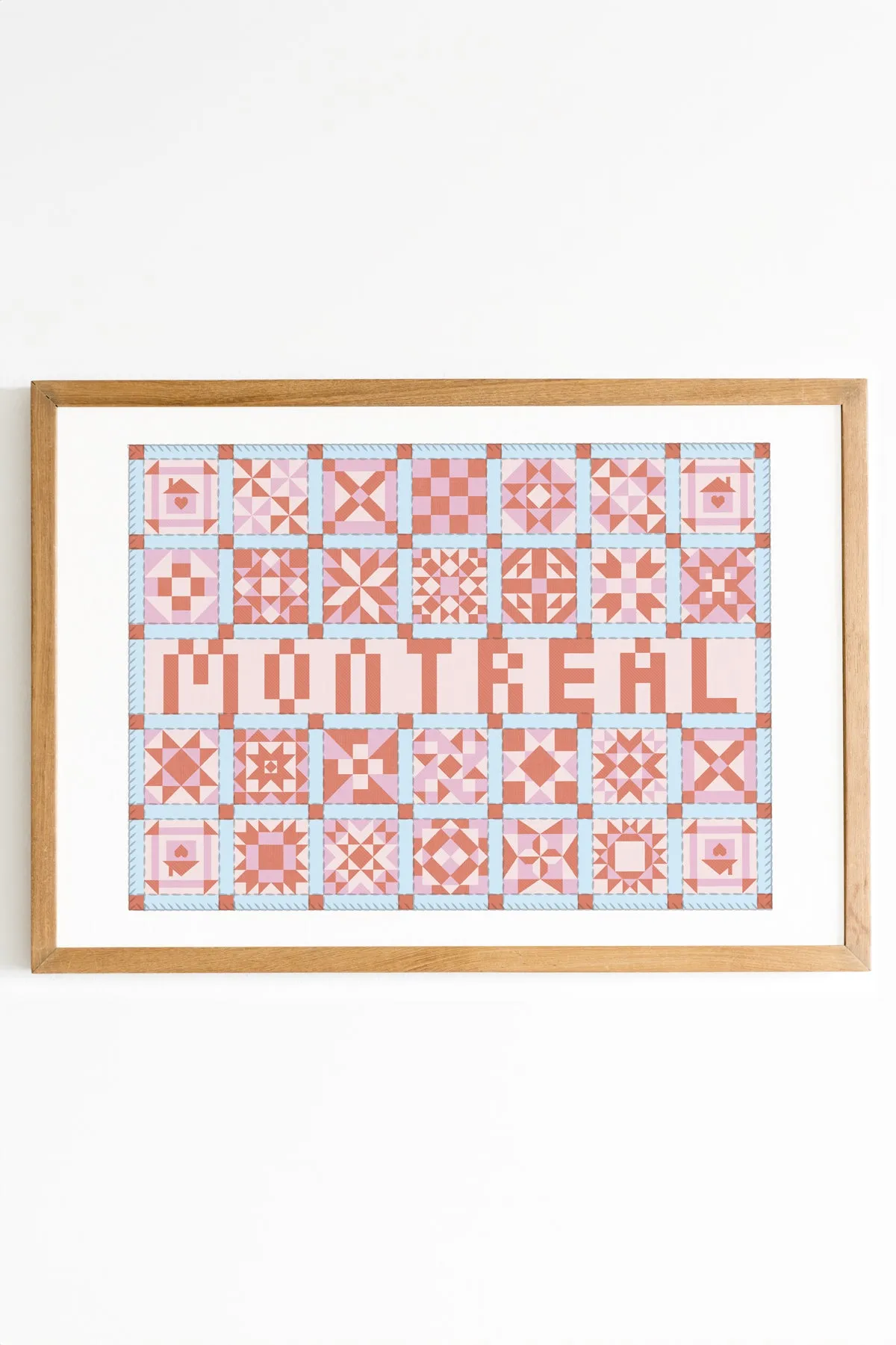 Cities Patchwork Print