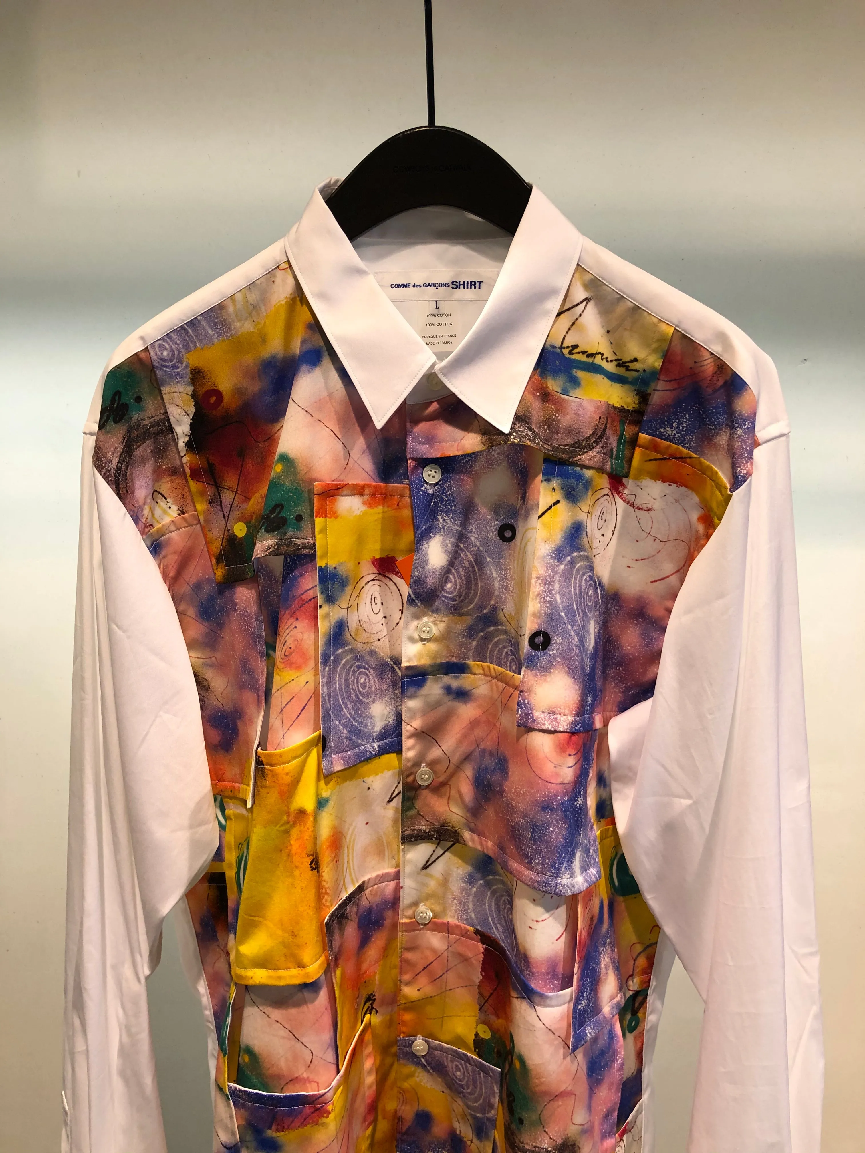 Comme des Garçons SHIRT Futura patchwork shirt