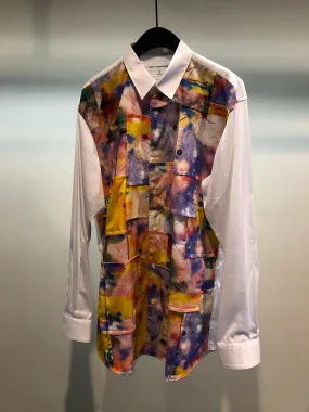Comme des Garçons SHIRT Futura patchwork shirt