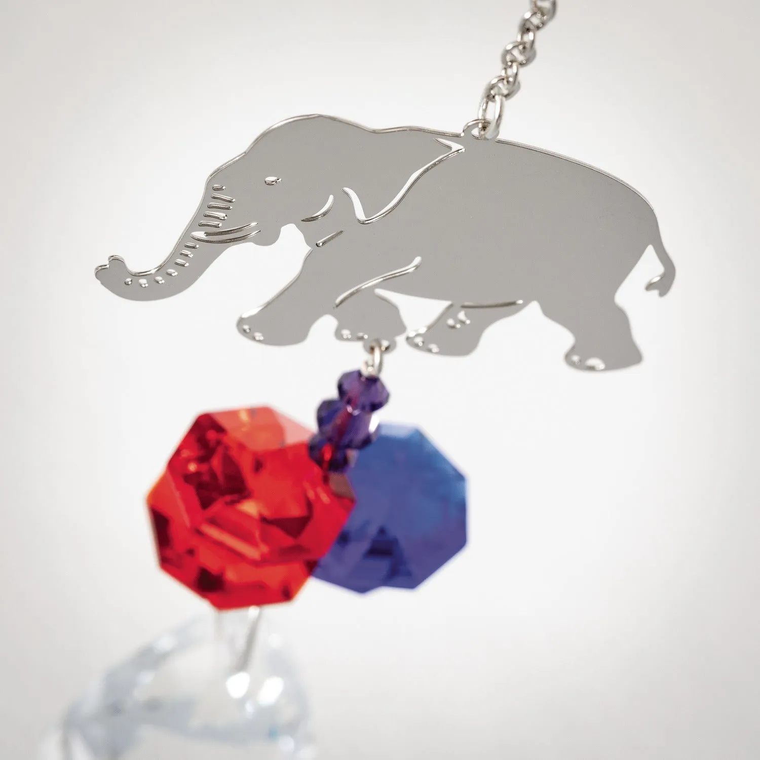 Crystal Fantasy Suncatcher - Elephant