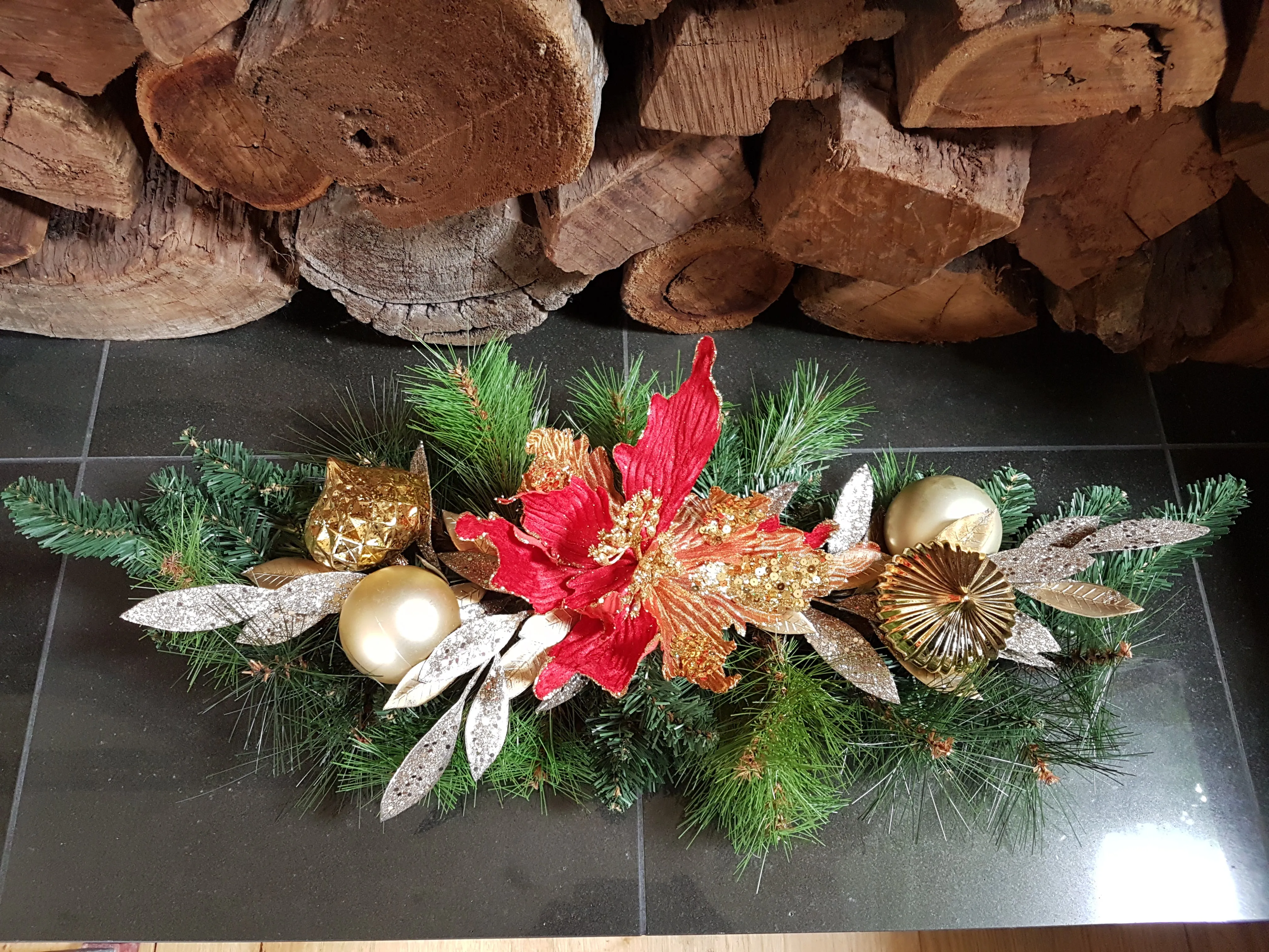 Decorated Pine Centrepiece - Hire