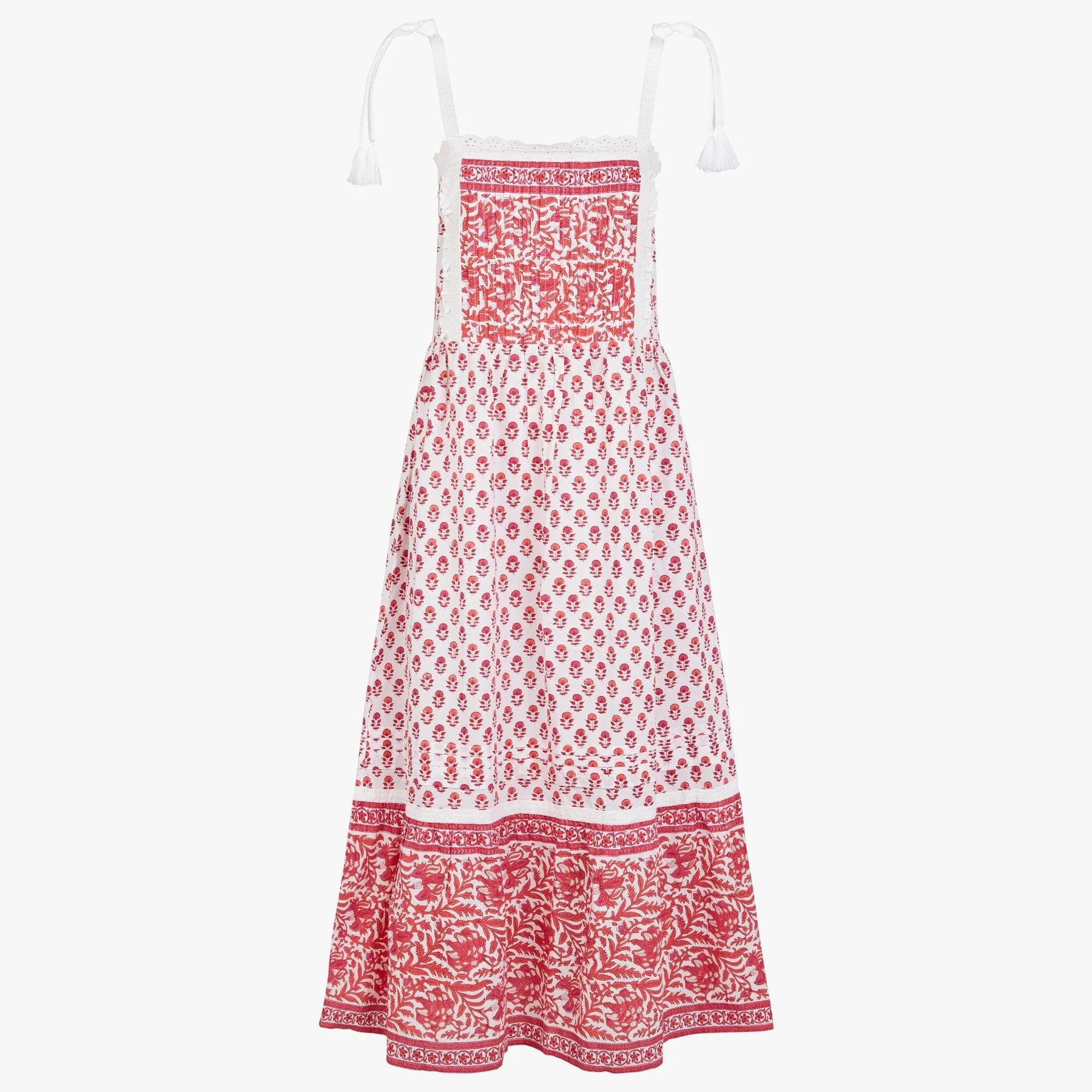Elena Maxi Dress in Strawberry Fields