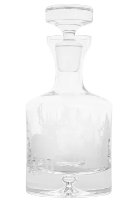 Evergreen Crystal Whitetail Decanter