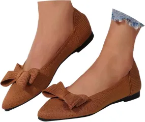 Fashion New Women's Casual Flats Shoes, Simple Solid Color, Flat Bottom, Comfortable, Lightweight and Anti-Slip to Wear
