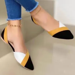 Flat shoes women color single shoes