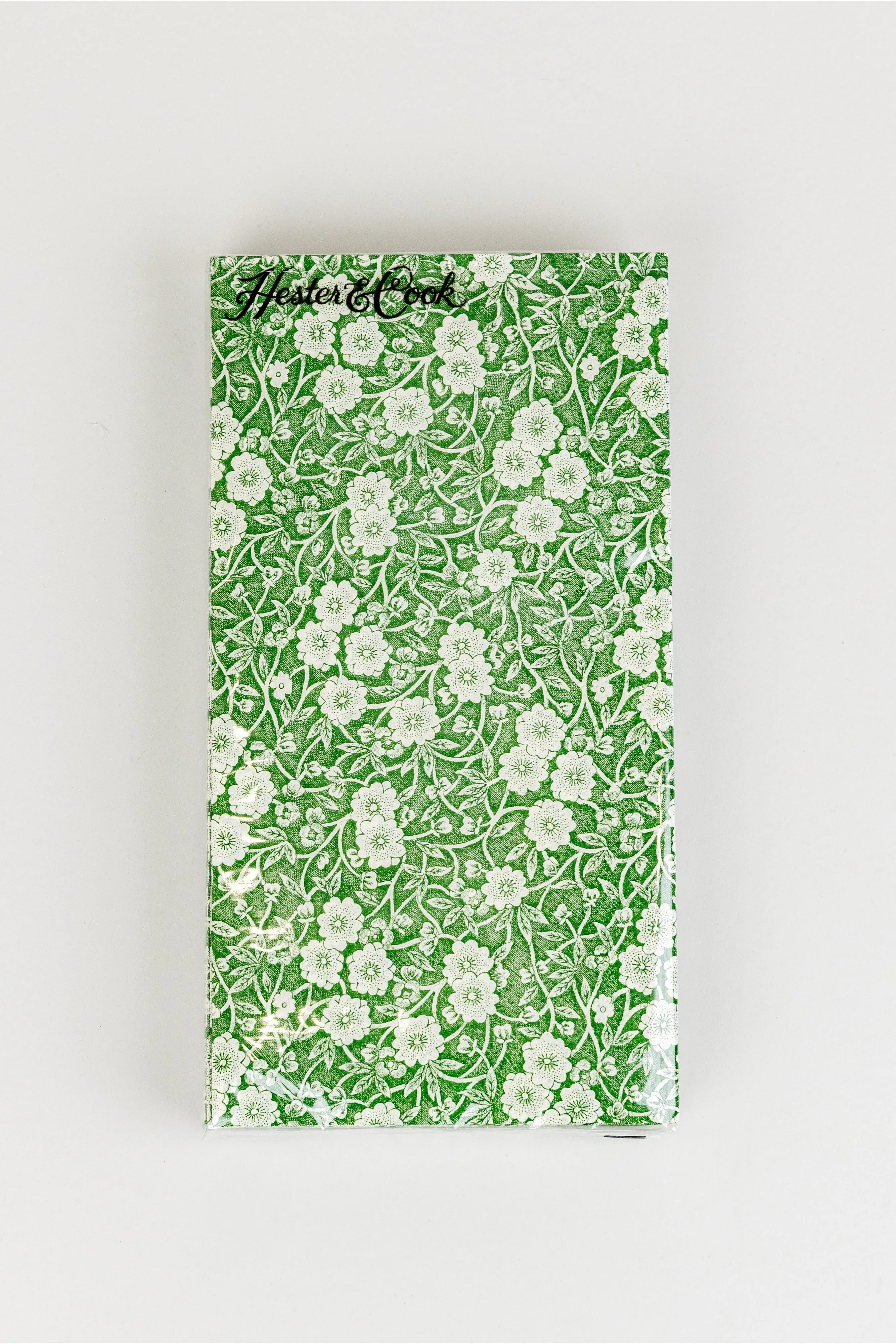 Green Calico Guest Napkin