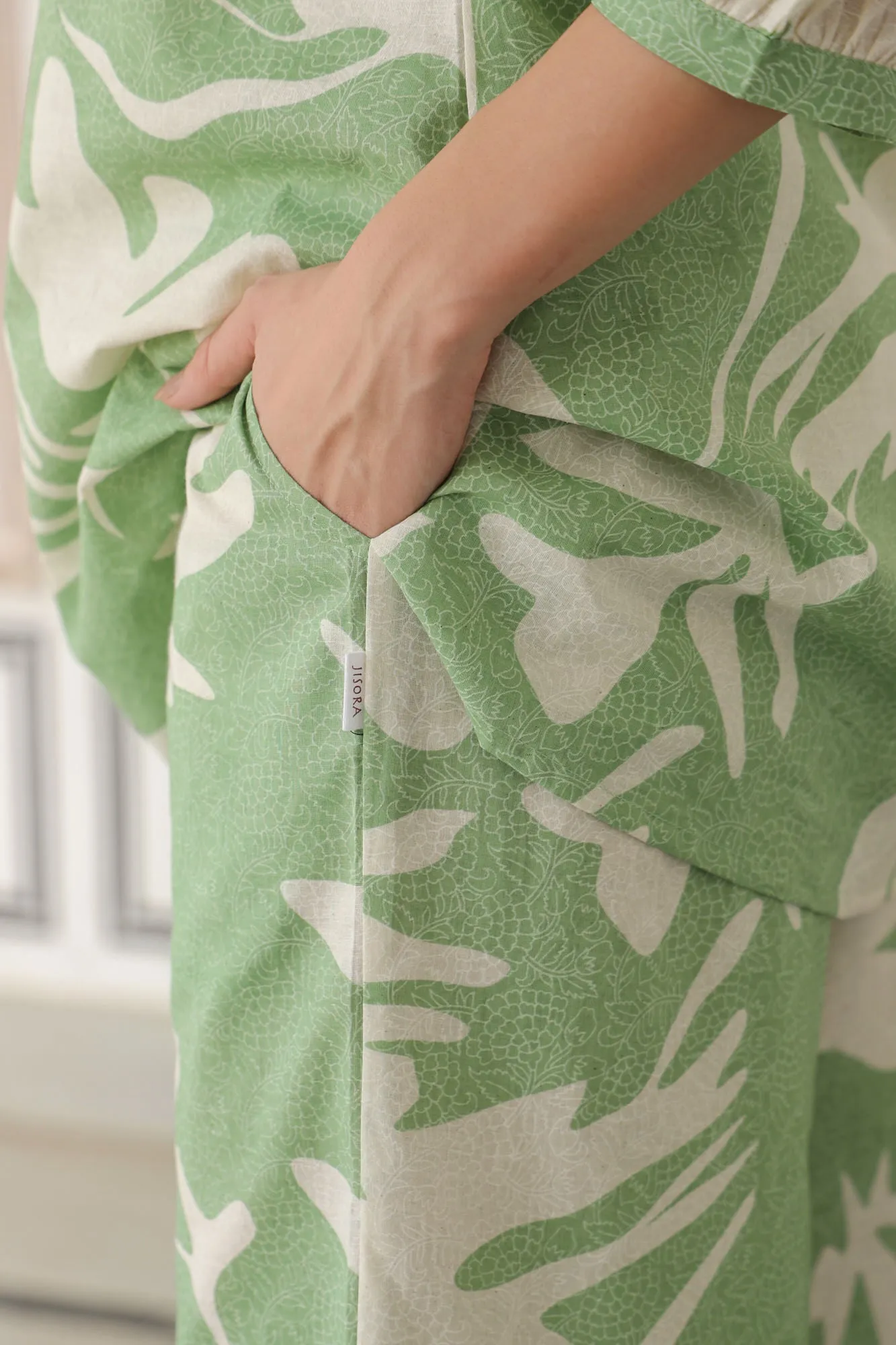 Green Serenity Cotton Co-ord Set