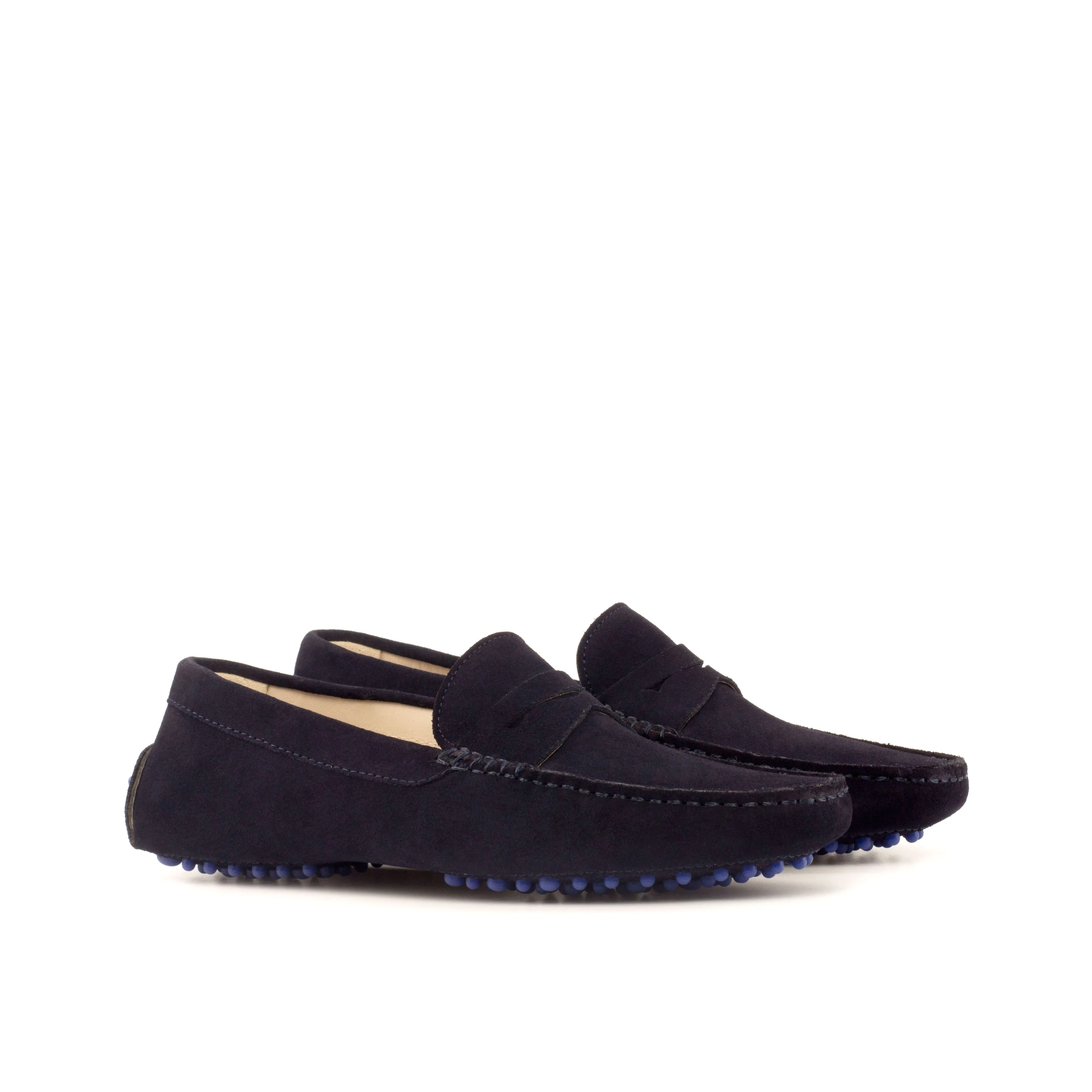 Happy Driver - Calf Suede Navy