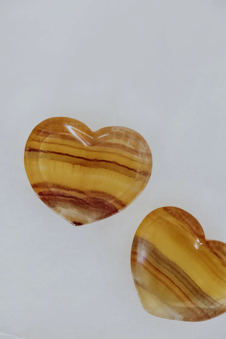 Heart Shape Crystal Dish