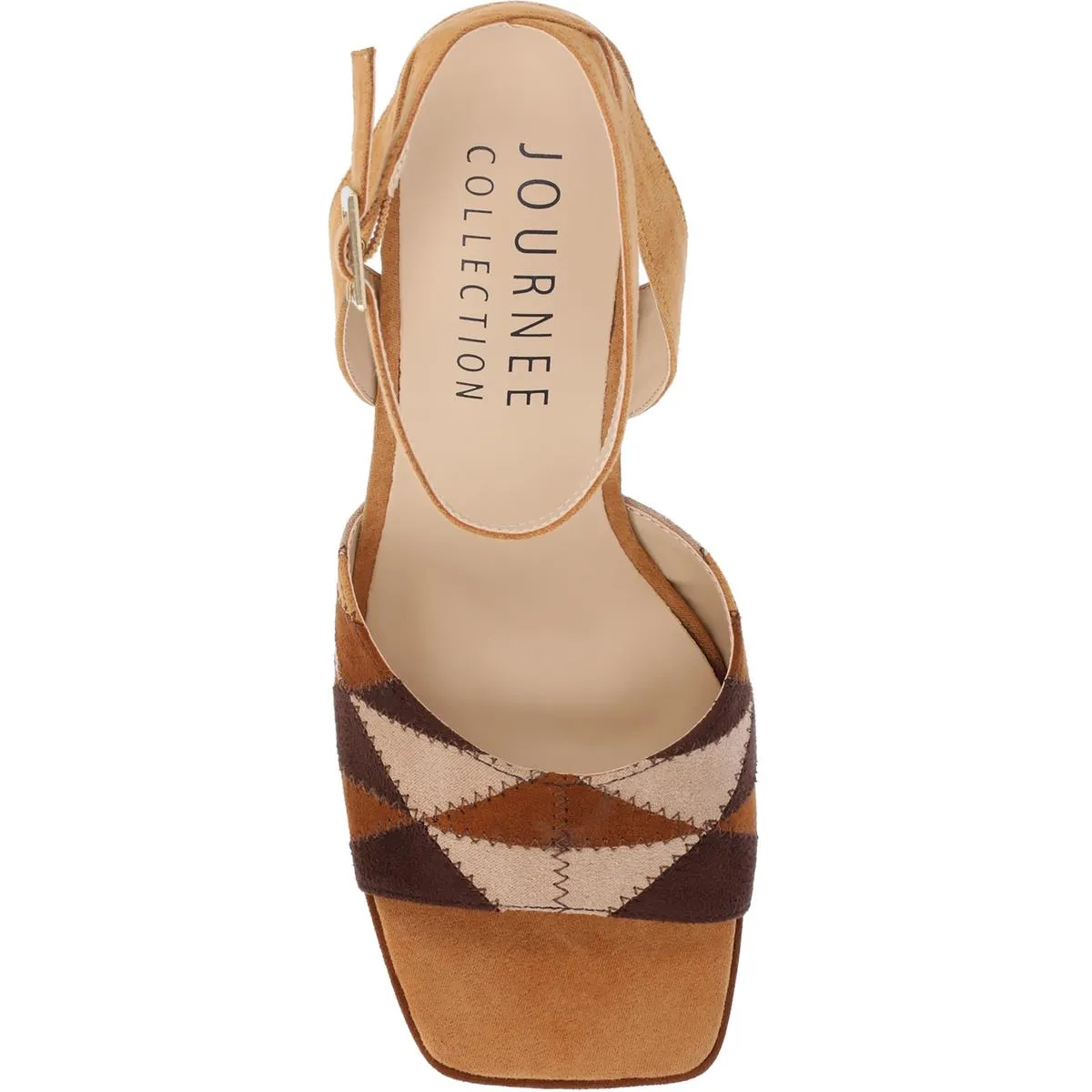 Journee Collection Womens Asherby Denim Platform Sandals