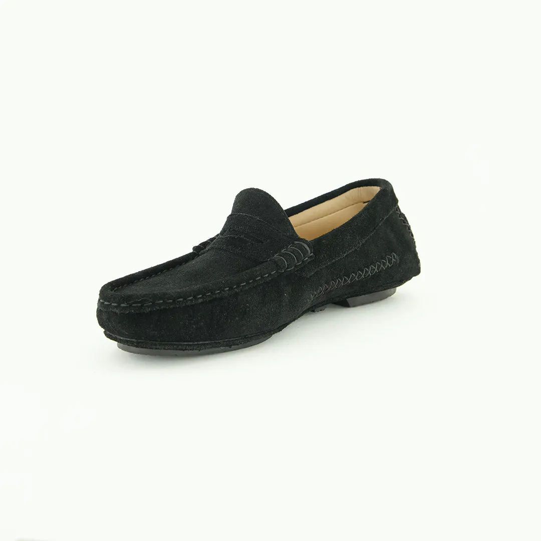Leather Suede Loafer