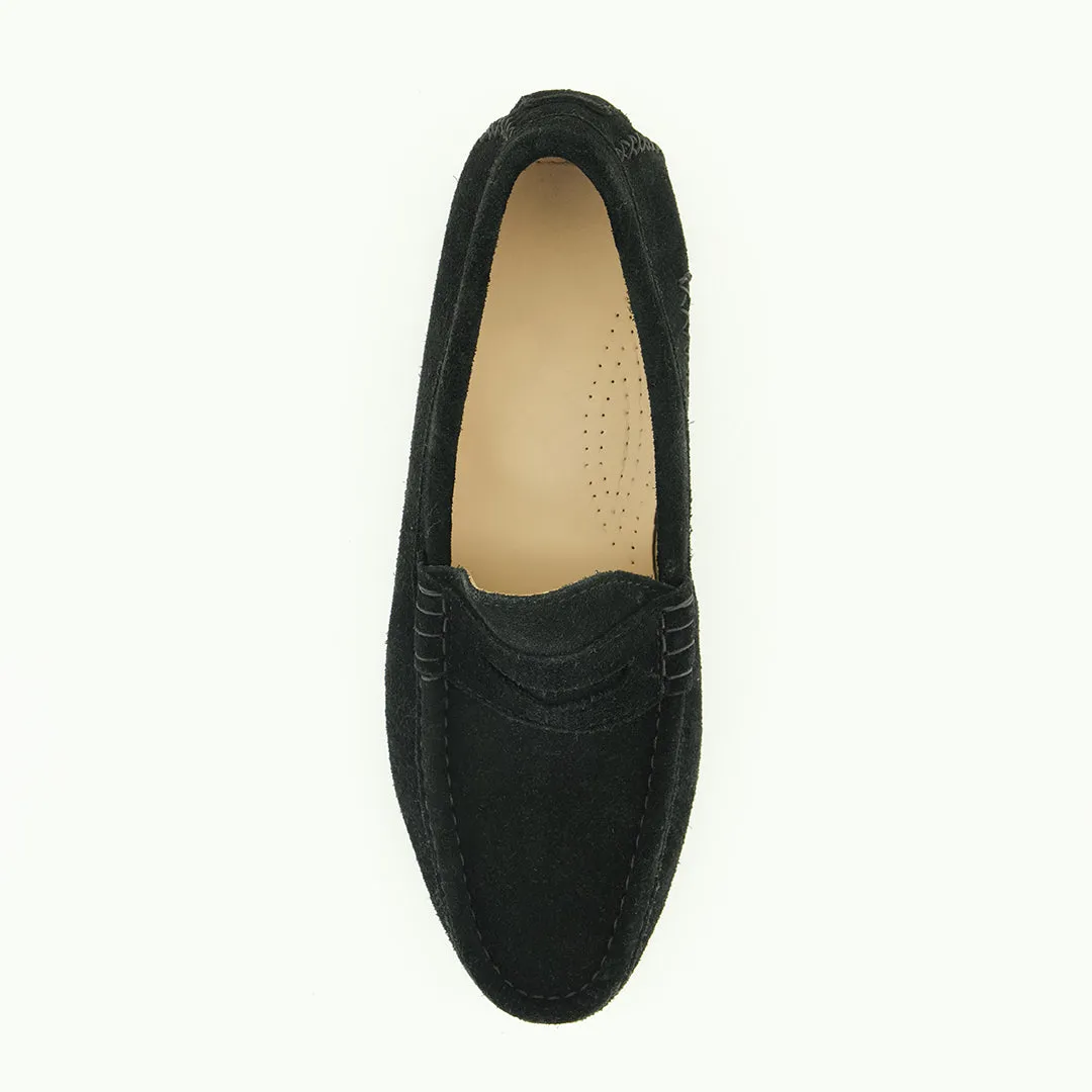 Leather Suede Loafer