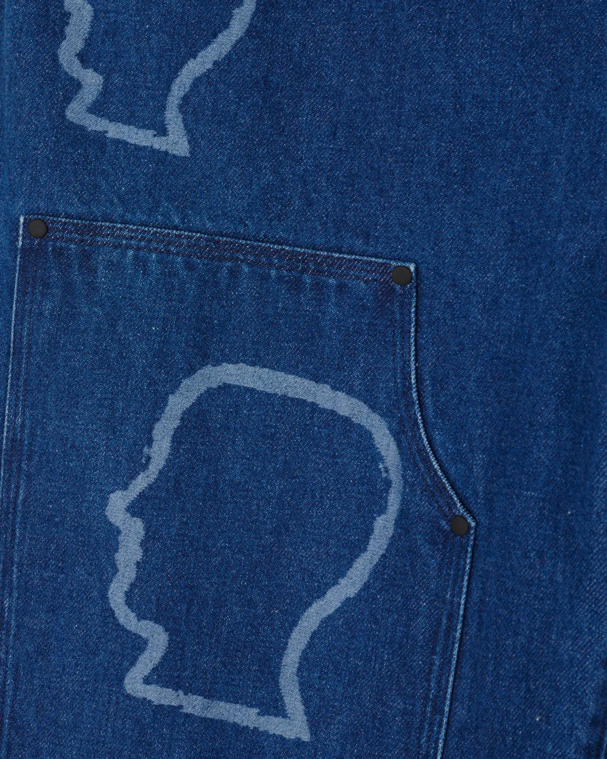 Logohead Denim Double Knee Utility Pant - Indigo