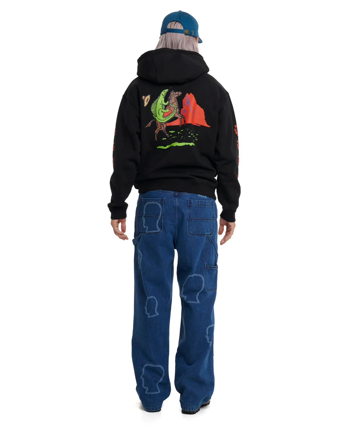 Logohead Denim Double Knee Utility Pant - Indigo