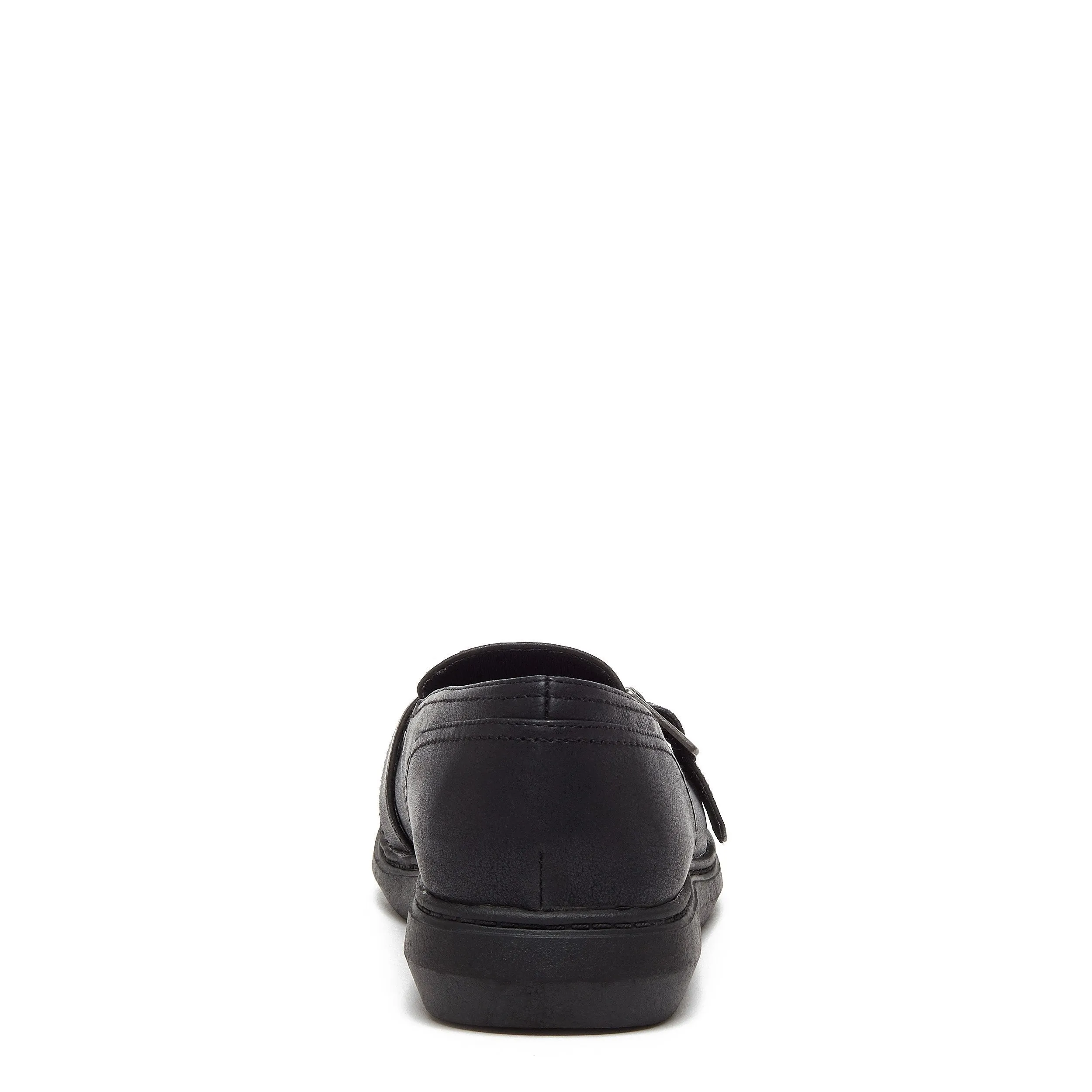 Marez Black Buckle Slip-on Shoe