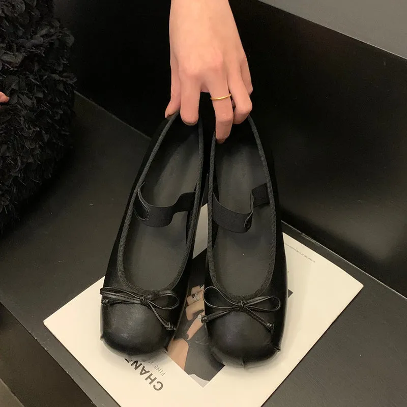 Mariposa-200 Lace Up Ballet Flat Shoes