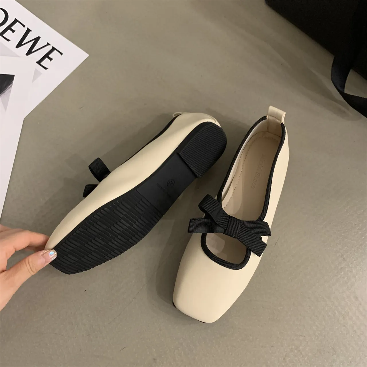 Mariposa-201 Lace Up Ballet Flat Shoes