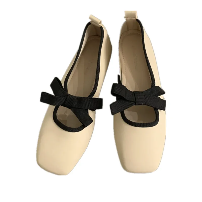 Mariposa-201 Lace Up Ballet Flat Shoes