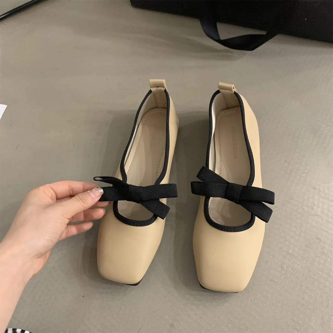 Mariposa-201 Lace Up Ballet Flat Shoes
