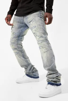 Martin Stacked - Crouching Tiger Denim (Desert Storm)