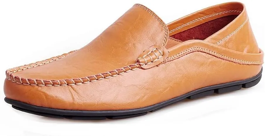 Men Stylish Loafers Summer Lightweight Moccasin Driving Fashionable Work Outdoor Flats Shoes