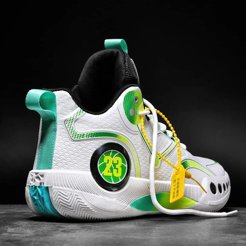 Men's Basketball Shoes are Breathable Shock-absorbin, Wear-Resistant Fashionable Outdoor Sports Training Boots