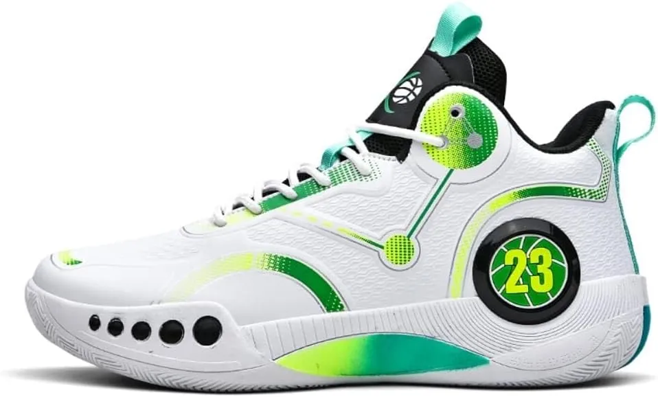 Men's Basketball Shoes are Breathable Shock-absorbin, Wear-Resistant Fashionable Outdoor Sports Training Boots