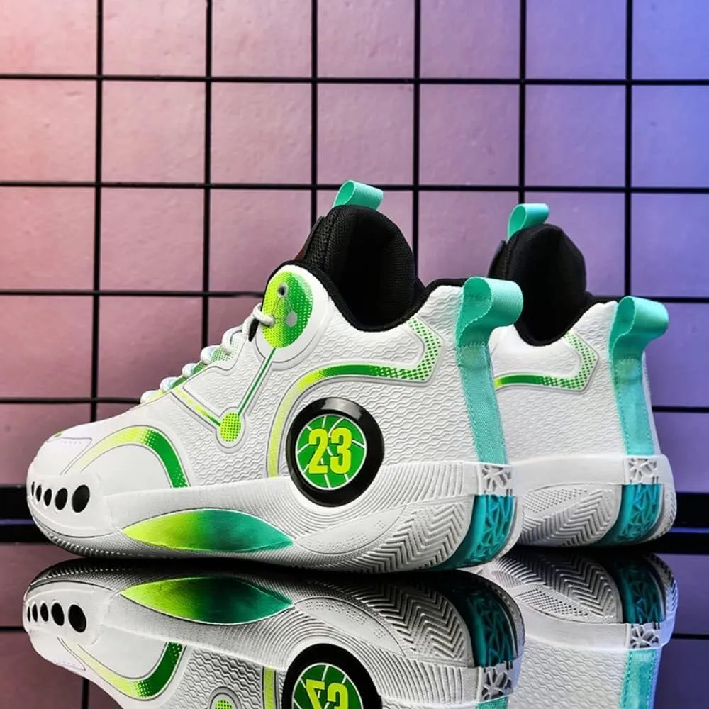 Men's Basketball Shoes are Breathable Shock-absorbin, Wear-Resistant Fashionable Outdoor Sports Training Boots