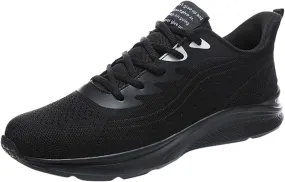Mens Shoes Mesh Breathable Lace Up Solid Color Casual Fashion Simple Shoes Running Sneaker Lite Adapt Sneaker