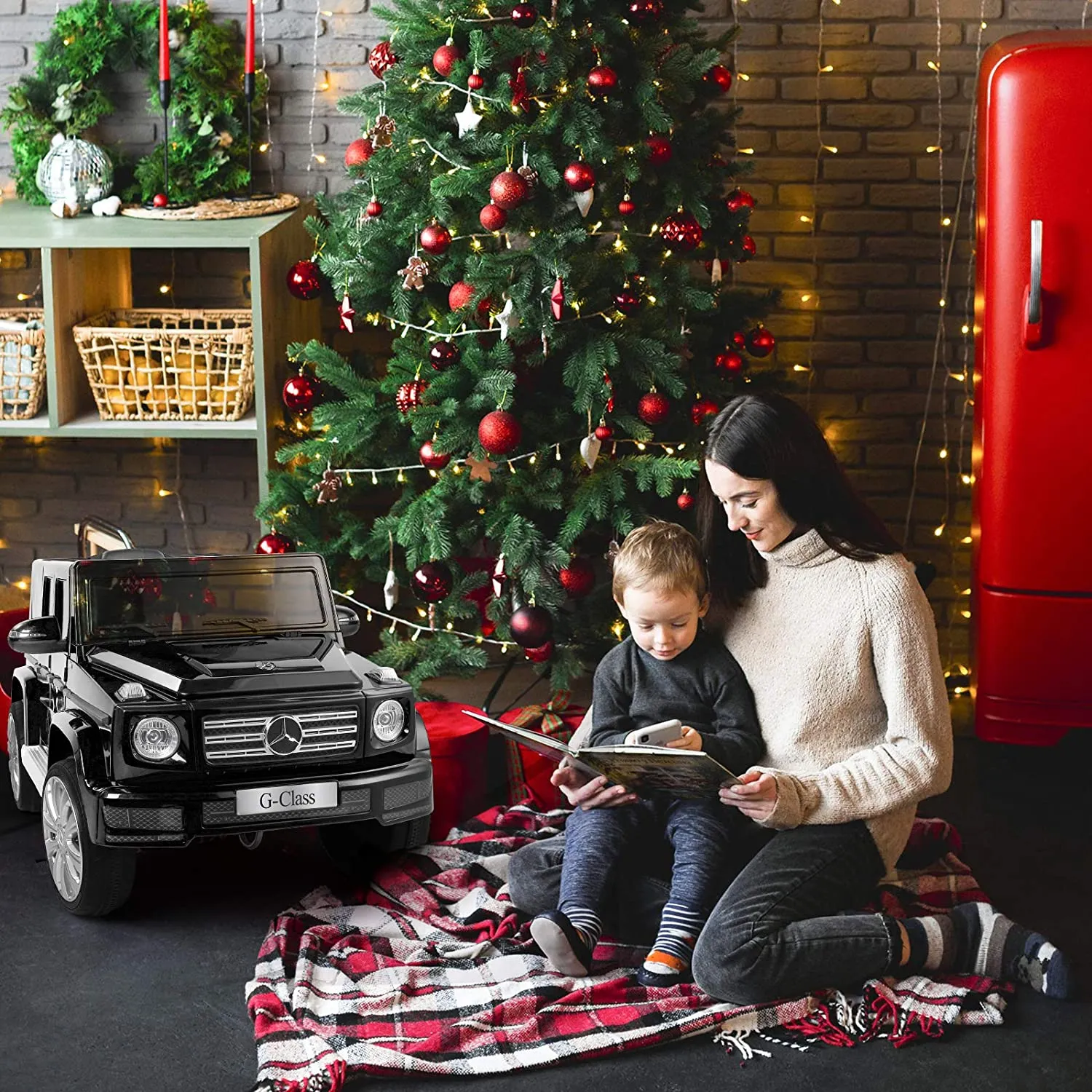 Mercedes-Benz G500 Ride-On Car with Dual Motors and Parent Remote Control
