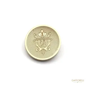 Metal Button with Emblem - Art. B106