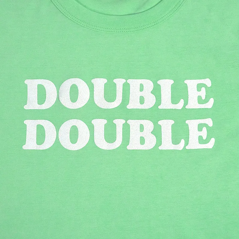 MINT CROPPED DOUBLE DOUBLE TEE